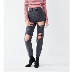 Urban Outfitters Black BDG Blow Out Mom Jeans